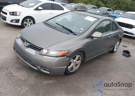 2006 Honda Civic Ex из США, поврежденный, VIN 2HGFG12886H524212